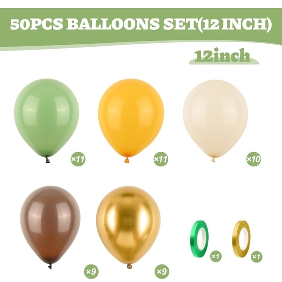 Assorted Color Balloon Set - Picture 2 of 6
